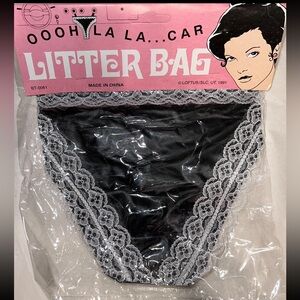 🍄NEW Car Trash Bag OOOH LA LA Panty Humor Gift Bag Joke Novelty Gag Gift